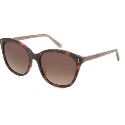 Fossil 207354 Damen-Sonnenbrille Vollrand Cateye Acetat-Gestell, braun