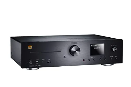 Magnat MC 400 Stereo Netzwerk-Spieler - Receiver mit Spotify, CD, Bluetooth und DAB+, bietet vielseitige Audioausgänge und hervorragende Klangqualität für Ihr Zuhause.