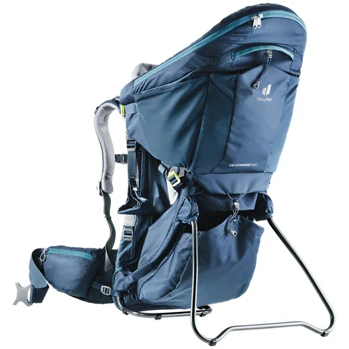 Deuter Kid Comfort Pro - Kindertrage in Dunkel-Blau, komfortabel und ergonomisch für lange Wanderungen mit Ihrem Kind