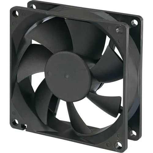 TRU COMPONENTS RD8025B12L Axiallüfter 12 V/DC - Axiallüfter für Bauelemente mit hoher Luftförderung von 42 m³/h, ideal für effektive Kühlung in kompakten Räumen.
