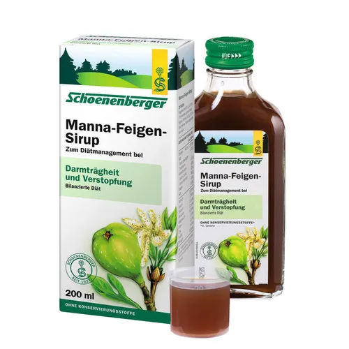 Manna-Feigen-Sirup Schoenenberger Inhalt: 200 ml