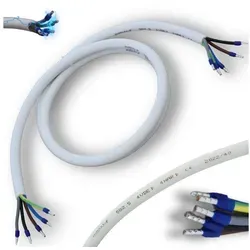 maxgo Herdanschlusskabel 4,5m H05VV-F 5x2,5 Kabel Herd Anschlußkabel Anschluss-Set für Backöfen & Herde Herdanschlussleitung Mantelleitung Backofen Anschlusskabel Herdanschlußkabel