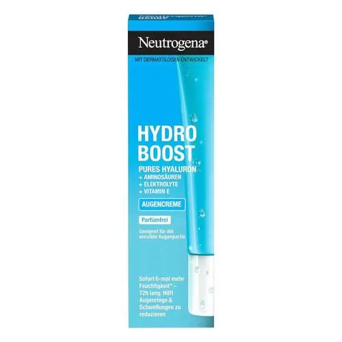 NEUTROGENA Hydro Boost belebendes Augen Creme Gel 15 ml - Feuchtigkeitsspendendes Augen Creme Gel mit erfrischender Textur, ideal zur Unterstützung der Pflege empfindlicher Hautpartien.