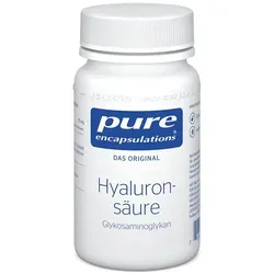 Pure Encapsulations Hyaluronsäure Kapseln - Nahrungsergänzungsmittel mit hochwertiger, niedermolekularer Hyaluronsäure für Elastizität der Haut und Unterstützung der Gelenke. Ideal für Allergiker, frei von tierischen Bestandteilen.