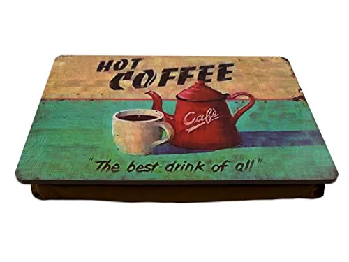 PrimoLiving Knietablett - 40 x 30 x 5 cm – Tablett als Laptopunterlage – Sofa oder Bett-Tablett - P-893