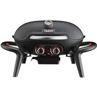 TAINO Tischgrill KENAI - Kompakter Gasgrill für Balkon - Grill für Balkon und kleine Terrassen, mit integriertem Thermometer und stufenloser Temperatureinstellung für perfektes Grillvergnügen.