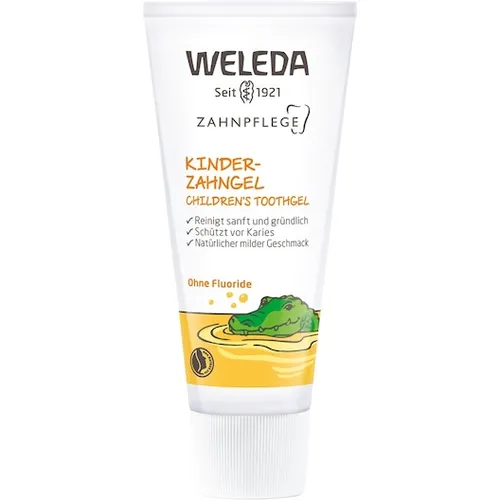 Weleda Kinder-Zahngel 50 ml - Zahnpaste für Kinder ohne Fluoride, ideal für eine sanfte und effektive Kariesprophylaxe, macht das Zähneputzen zum Vergnügen.