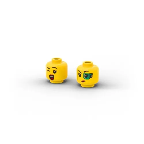 Female Green Eyepiece, Determined Look ❤️ LEGO® Minifigures / LH 11016