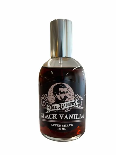 Old Barber After Shave Cologne mit Duft Black Vanille Aftershave beruhigend Herr