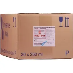 KOCHSALZLÖSUNG 0,9% Fresenius 20X250 ml - Arzneimittel, sterile Infusionslösung zur sicheren Hydratation und Elektrolytausgleich, ideal für medizinische Anwendungen.