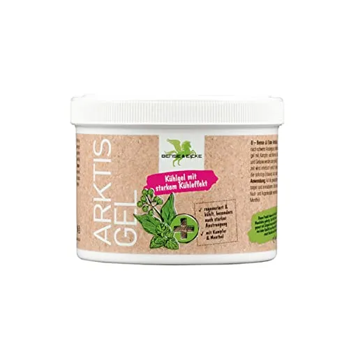 Bense & Eicke ArktisGel 500ml - Kühlendes Pflegegel mit Kampfer und Menthol - zur Unterstützung der Erholung nach schwerer Anstrengung - Made in Germany (ehemals Parisol Arktis-Kühl- & Pflege-Gel)