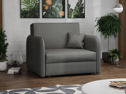 Mirjan24 Sofa Viva Loft I mit Schlaffunktion - Elegantes Schlafsofa mit Bettkasten und einer großzügigen Schlaffläche von 196x80 cm. Ideal für kleine Räume und Gästeübernachtungen. Freistehendes Design mit fest montierten Polsterlehnen.