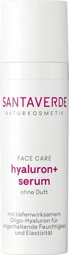Santaverde Hyaluron+ Serum parfümfrei - Sonstige Gesichtspflegeartikel – Regenerationsförderndes Serum mit Langzeit-Feuchtigkeit, verbessert die Elastizität und beugt Falten vor. Ideal für feuchtigkeitsarme und sensible Haut.