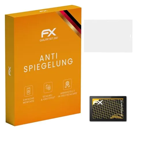 atFoliX Displayfolie kompatibel mit Lenovo Tablet 10 Schutzfolie, entspiegelnde und stoßdämpfende FX Folie (2X)
