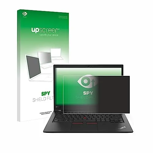 upscreen Blickschutzfilter für Lenovo ThinkPad T480 / T480s Privacy Filter Blickschutzfolie Sichtschutz-Folie [Blaulichtfilter, Anti-Reflex]