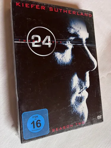 24-Season 2 (7 DVDs) - Spannende Action-Serie - Fernsehserie Box Set mit Kiefer Sutherland, bietet packende Action und Drama in 24 intensiven Stunden. Ideal für Serienliebhaber!