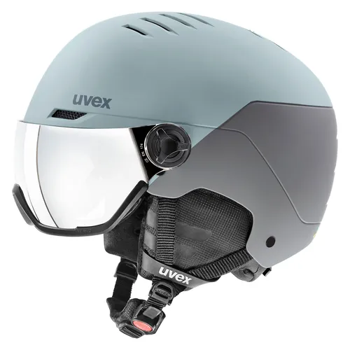 Uvex Wanted vis WE polar sparkles gold matt mirror gold 54-58 cm - Skihelm mit modernem Design und hoher Sicherheit, ultraleichte Hybridbauweise für optimalen Komfort und individuelle Passform dank IAS Größenanpassung.