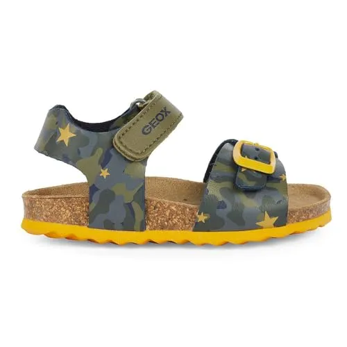 GEOX B Sandal Chalki Boy Grün – Größe 21 - Bequeme Sandalen für Jungen in ansprechendem Grün, ideal für den Sommer. Mit atmungsaktiver Sohle für angenehmen Tragekomfort.