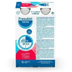 Fresubin Yodrink Himbeere 4800 ml - Erfrischende Trinknahrung - Trinknahrung für eine ausgewogene Ernährung, ideal zur Unterstützung bei Appetitlosigkeit oder nach Operationen.