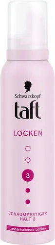 Taft Haarfestiger Schwarzkopf, für langanhaltende & definierte Locken, 1x 150ml, 1-tlg., Haarstyling-Mousse für lockiges Haar
