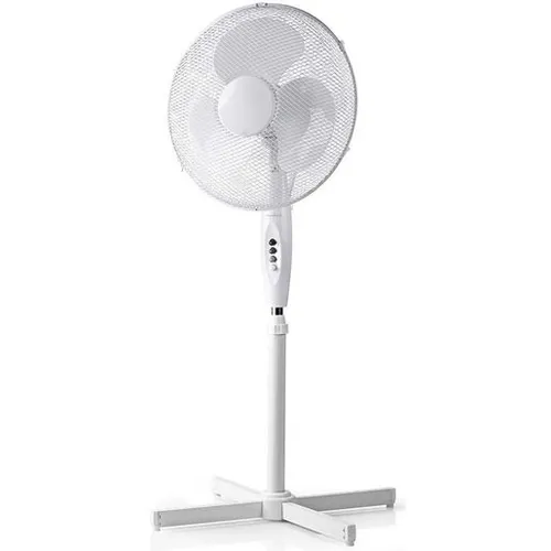 FNST10CWT40 Ventilator - Aufstellbarer 40 cm Ventilator in elegantem Weiß, ideal für kühle Luftzirkulation an heißen Tagen.