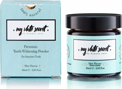  Whitening Powder Puder für weißere Zähne für empfindliche Zähne 60 ml