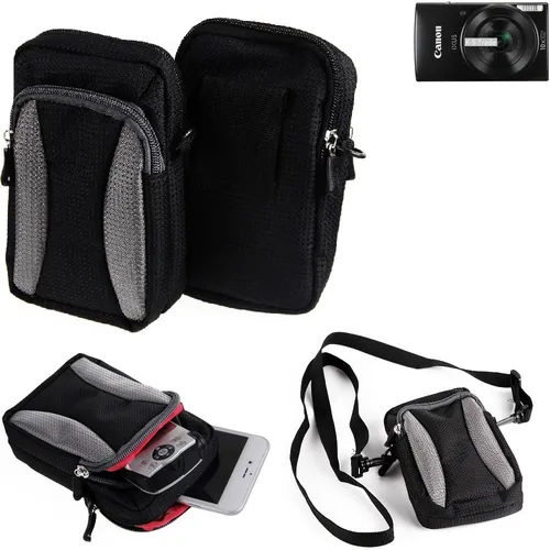 Kamera Tasche für Canon IXUS 190 Umhängetasche Gürteltasche Holster Fototasch
