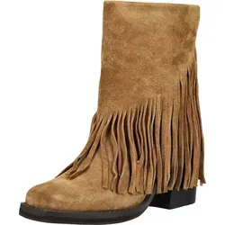 STEVE MADDEN Stiefelette Veloursleder Bikerboots braun 38 EU - Wanderschuhe in Größe 38, aus hochwertigem Veloursleder, bieten sowohl Stil als auch Komfort für jedes Abenteuer.