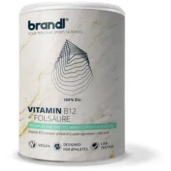 Brandl Nutrition Vitamin B12 Folsäure Vegan aus 3 Aktivformen Kapseln