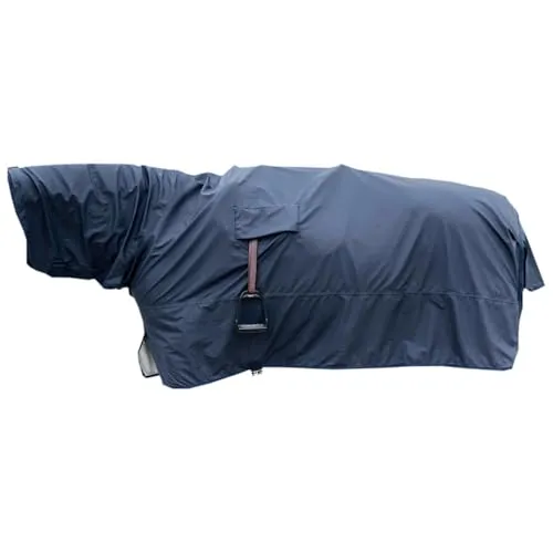 Kentucky Regendecke - 100% wasserdicht mit Steigbügelöffnung, Größe L (6'6-7'0) - Hochwertige Kentucky Regendecke, perfekt für den Einsatz bei schlechtem Wetter. 100% wasserdicht und mit praktischer Steigbügelöffnung bietet sie optimalen Schutz und Komfort für Ihr Pferd. Ideal für den Außenbereich!
