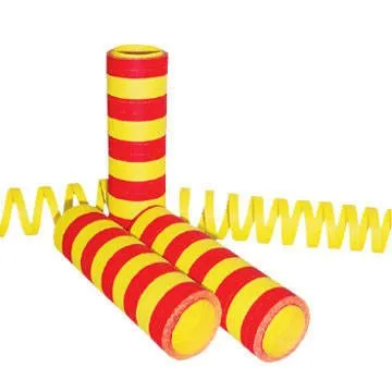 PARTY DISCOUNT Luftschlangen Spanien, 1 Rolle, gelb-rot