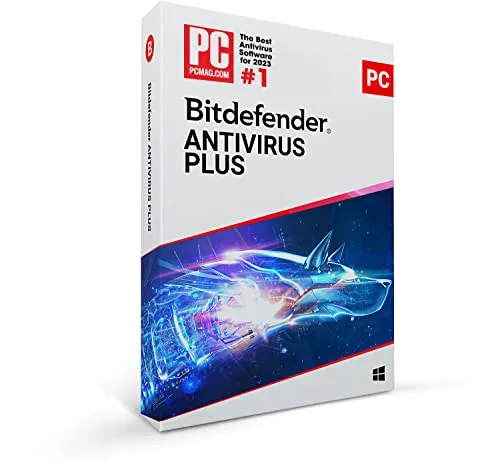 Bitdefender Antivirus Plus - 5 Geräte | 2 Jahre Abonnement | PC Aktivierungscode per Post