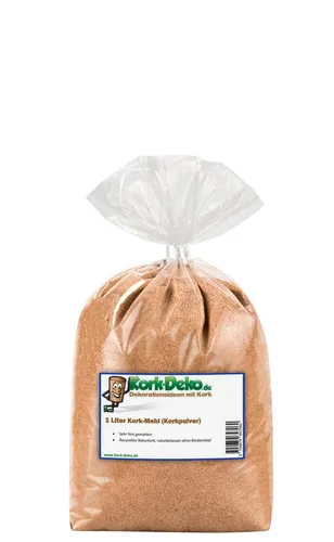 Liter Kork Granulat Staub Pulver Mehl | zum Fischen Köder Pop Up Boilie Mix | 1