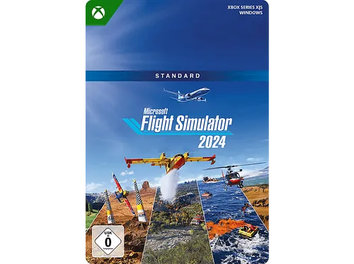 Flight Simulator 2024 - Standard Edition Digitaler Code, für Win10 PC und Xbox Series X S, erlebe realistische Flüge und atemberaubende Landschaften