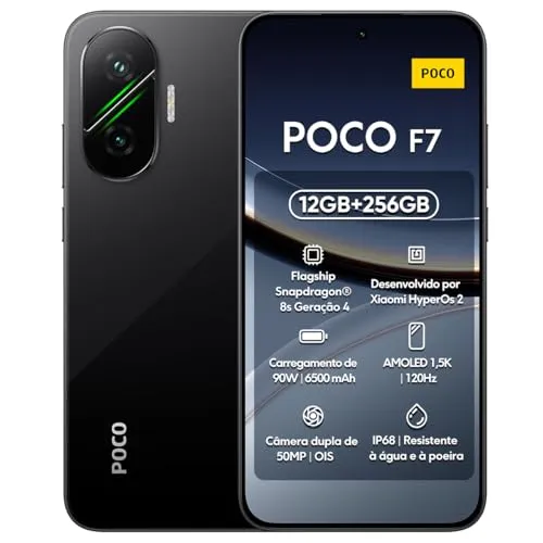 Xiaomi Poco F7 5G - Leistungsstarkes Smartphone mit 12GB RAM - Handys ohne Vertrag – Das Xiaomi Poco F7 5G bietet eine beeindruckende 50 MP Kamera, ein brillantes 6,83 Zoll AMOLED-Display und eine lange Akkulaufzeit mit 90W Schnellladen.