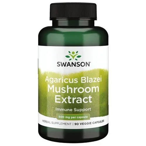 Swanson Agaricus Blazei Mushroom Extract, 500mg - 90 vcaps (442,22 EUR/kg)