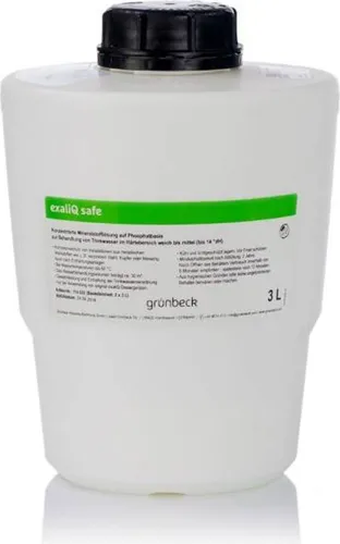 Grünbeck Dosierlösung exaliQ safe 3 L - Campingzubehör, effektive Wasseraufbereitung für sicheres Trinken und optimale Hygiene beim Camping.