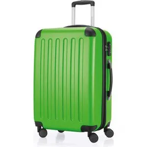 Hauptstadtkoffer Reisekoffer Spree grün - Klassischer Hartschalenkoffer mit 61 Litern Volumen, TSA-Zahlenschloss und 4 cm Dehnfalte für flexibles Packen. Ideal für sichere Reisen!