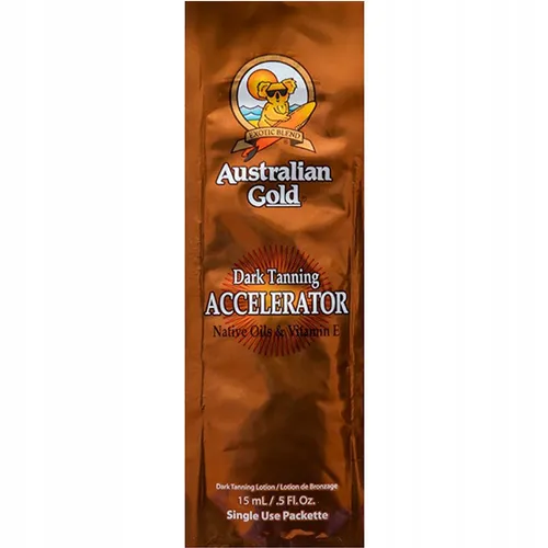 Australischer goldener Bräunungsbeschleuniger zum Sonnenbaden