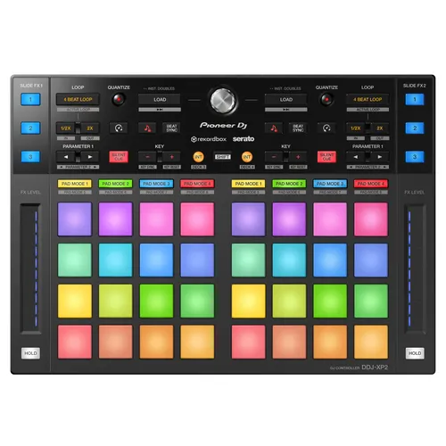 Pioneer DJ DDJ-XP2 DJ Controller - Professioneller Add-On-DJ-Controller für rekordbox DJ und Serato DJ Pro mit 32 Performance-Pads und innovativem Slide-FX für kreative Mixing-Möglichkeiten.