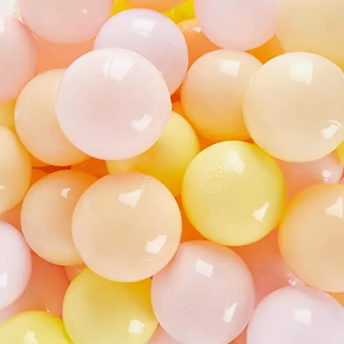Bieco Bälle für Bällebad Blossom | 100 Bunte Bälle | Bällebad für Kinder & Babys | Draußen-Spiele