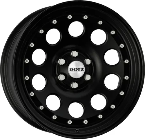 Dotz Modular Beadlock black 18Z Felge - Einteilige Stahlfelge 7.5x18" ET18 mit modernem Design, ideal für Offroad-Fahrzeuge und optimale Anpassungsfähigkeit.