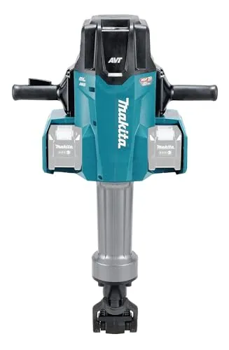 Makita Stemmhammer HM004GZ01 XGT, 28,6mm Sechskant, 2x 40V - Bohrmaschine mit 72,8 Joule Schlagstärke, ideal für leistungsintensive Anwendungen. Ausgestattet mit AWS Auto-Start für automatische Absaugung und Anti-Vibrations-Technologie für präzises Arbeiten.
