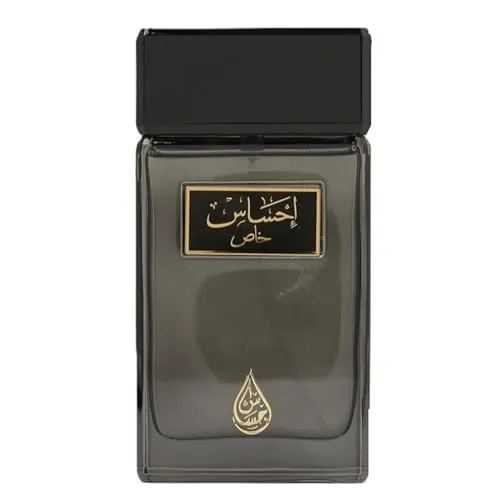 Arabian Oud EHSAS KHAS 100 ml | Eau de Parfum für Ihn | Pomelo Rose, Geranium Blume, Moschus und Vanille | Orientalische und Amber Duft.