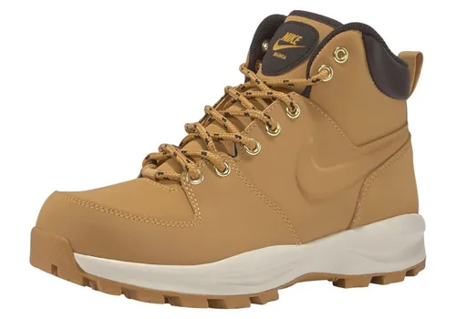 NIKE SPORTSWEAR Manoa Leather Schnürboots, Gr. 40, gelb - Wanderschuhe mit wasserabweisendem Leder, ideal für alle Wetterbedingungen. Die Phylonzwischensohle sorgt für Komfort, während die starke Profilsohle Halt auf jedem Terrain bietet.