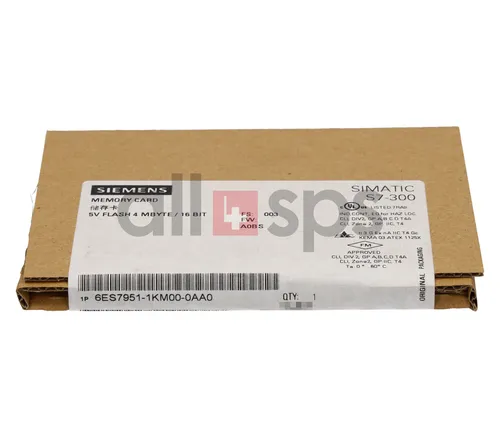 SIMATIC S7, MEMORY CARD FÜR S7-300 - 6ES7951-1KM00-0AA0 (NS)