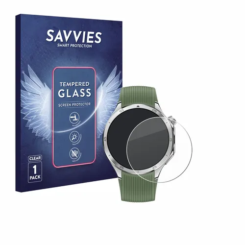 Savvies Schutzglas für OnePlus Watch 3 Echt Glas Panzer Display 9H