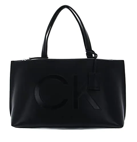 Calvin Klein CK Set Shopper MD W/Zip Comp CK CK Black