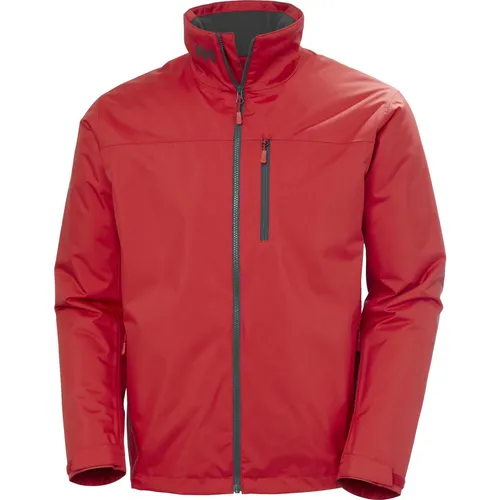Helly Hansen Crew Midlayer 2 Jacke Rot L - Funktionsjacke mit HELLY TECH® Protection, wasserdicht und atmungsaktiv. Ideal für Segler, ausgestattet mit PrimaLoft®-Isolierung für extra Wärme und Komfort.