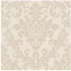 Profhome Vliestapete 372703-GU Barock Tapete Glitzer schimmernd beige creme 5,33 m2, leicht strukturiert, Glitzermuster, (1 Rolle, 5,33 qm), Vliestapete in beige beige 0.53 m x 10.05 m